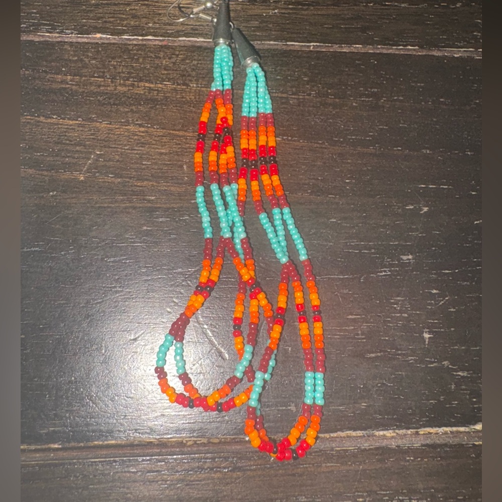 Navajo handmade earrings- set of 2